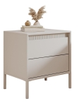 Nowoczesny stolik nocny GAVINS BEŻ 