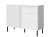 Komoda z szufladami do przedpokoju pojemna MOES BIAŁA