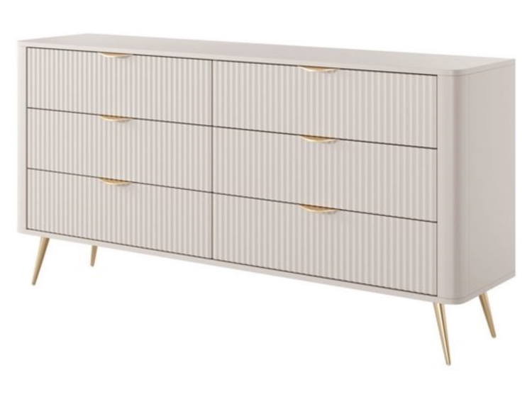 Duża komoda do salonu BELLO BEŻ