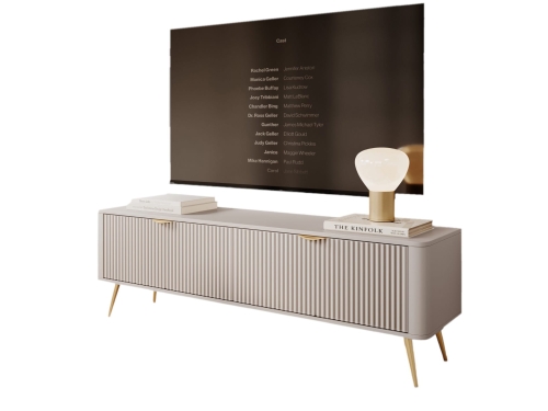 Modny stolik pod telewizor w stylu glamour BELLO