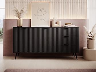 32a7902 (Copy).jpgCzarna komoda ryflowana do sypialni BELLO WYSOKIE NOGI