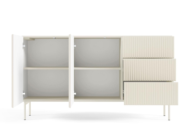 Minimalistyczna komoda do sypialni FERO Kaszmir