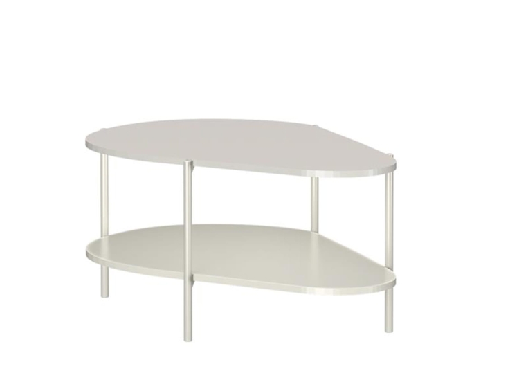 Kaszmirowy stolik kawowy z półką DAST