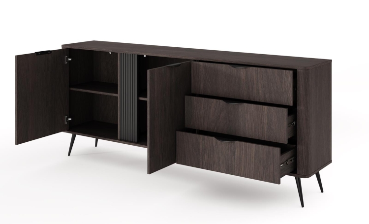 Elegancka komoda do dużego salonu 195 cm szeroka MONACO