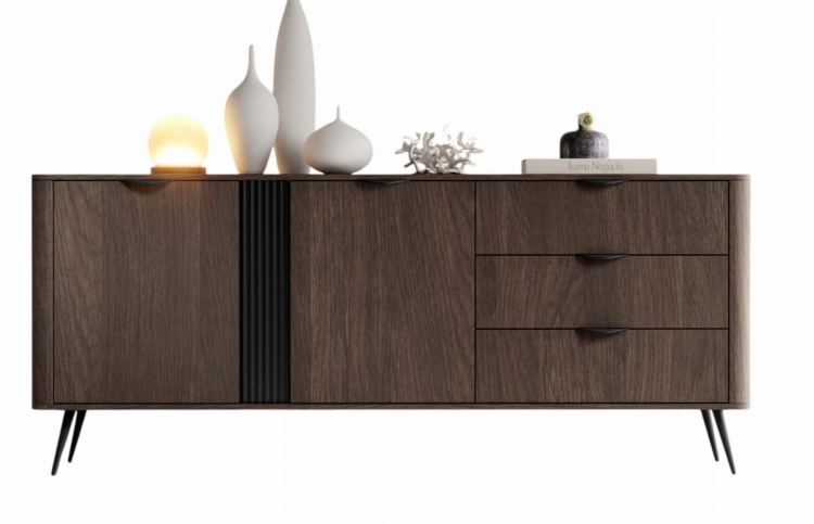 Elegancka komoda do dużego salonu 195 cm szeroka MONACO