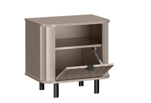 Nowoczesny biały stolik nocny MODENO