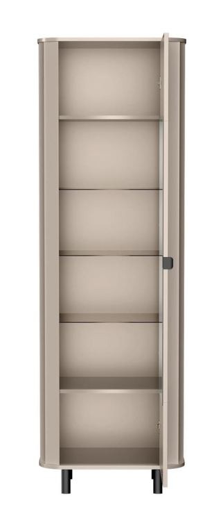 no-4wo.jpgWitryna do salonu ze szkłem ryflowana MODENO BEŻ