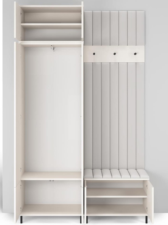 Designerska garderoba z lustrem do przedpokoju PUENTE