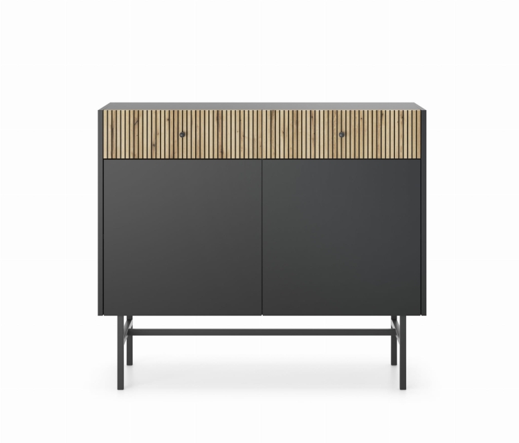 Wąska komoda z 2 szufladami do przedpokoju AVORS