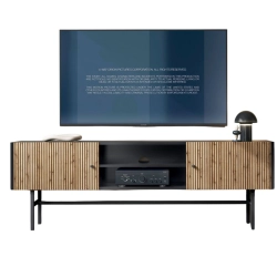 Modna szafka RTV z lamelami artisan AVORS