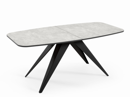 Stół jadalniany 160-200 beton z funkcją rozkładania CARRINGTON