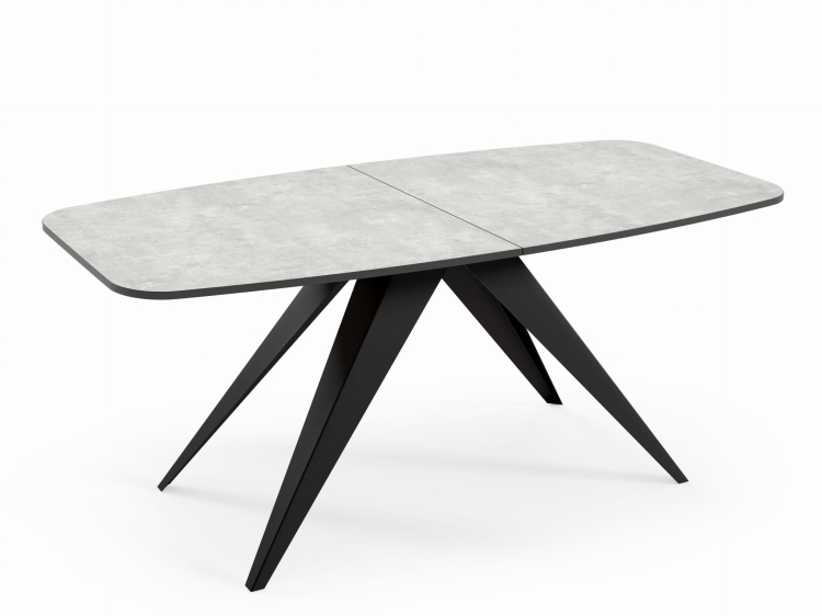 Stół jadalniany 160-200 beton z funkcją rozkładania CARRINGTON