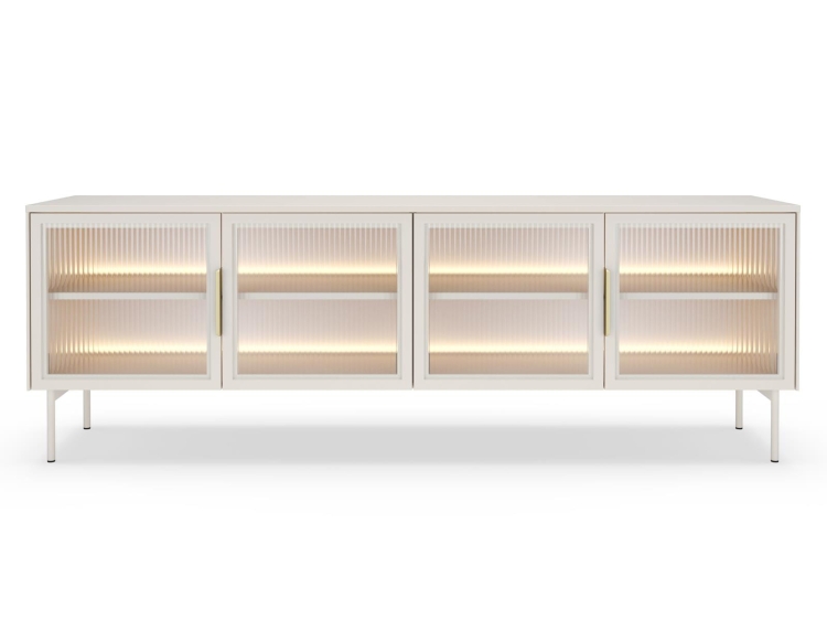 Kaszmirowy stolik pod telewizor elegancki MOSSA