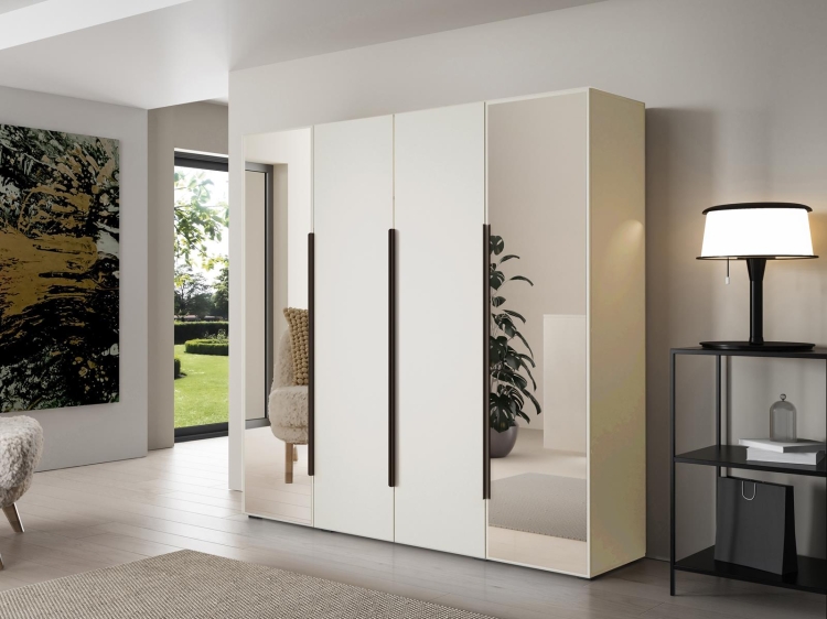 Szafa kaszmirowa z lustrem do przedpokoju garderoby STELLO