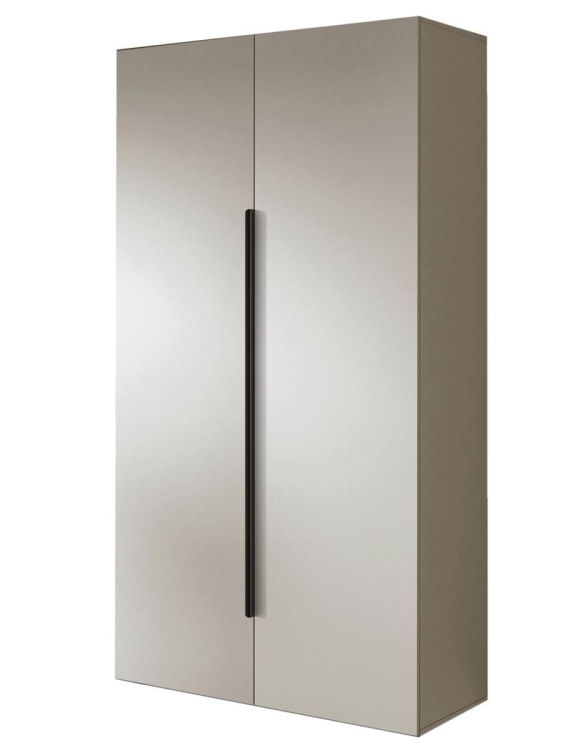 Minimalistyczna szafa dwudrzwiowa kaszmirowa do przedpokoju STELLO