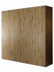 Nowoczesna szafa dąb artisan czterodrzwiowa bez uchwytów STELLO