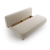 Stylowa beżowa sofa bez boczków z funkcją spania COMFY