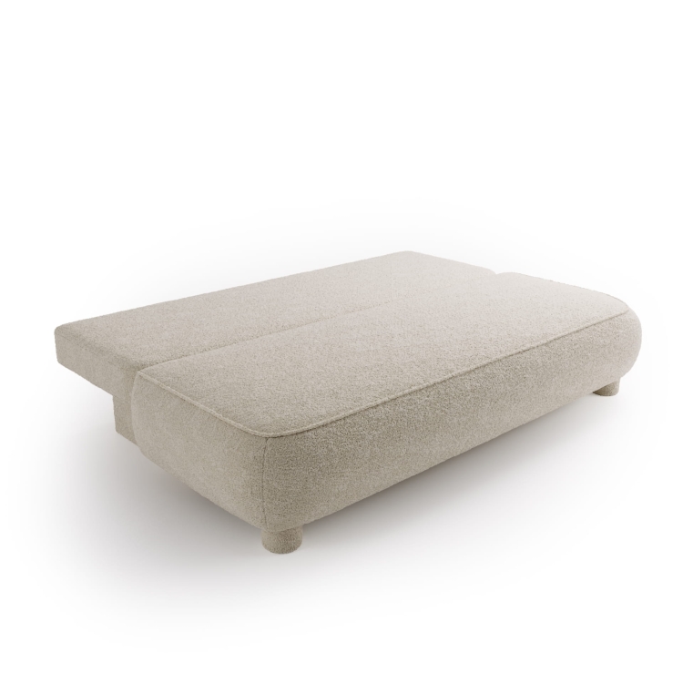 Modna rozkładana kanapa miedziana w stylu skandynawskim COMFY