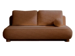 Modna rozkładana kanapa miedziana w stylu skandynawskim COMFY