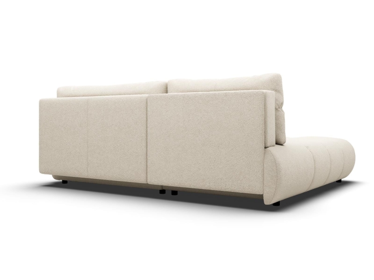 Narożnik bubble do małego salonu w jasnym beżowym kolorze VETTO