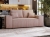 Sofa do salonu rozkładana mini 188 cm MALO RÓŻ