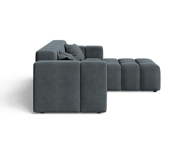 Stylowy grafitowy narożnik do salonu OMBO