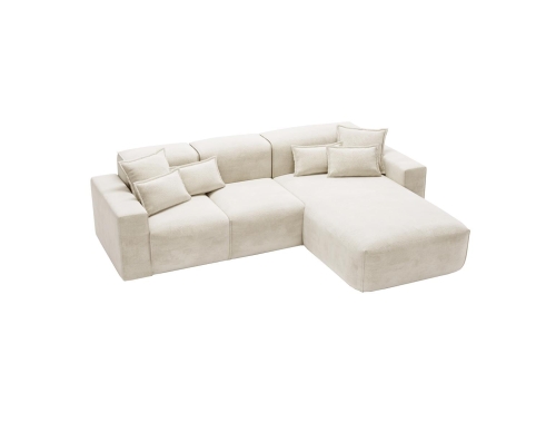 Beżowy narożnik do przytulnego salonu 265 cm AURIA