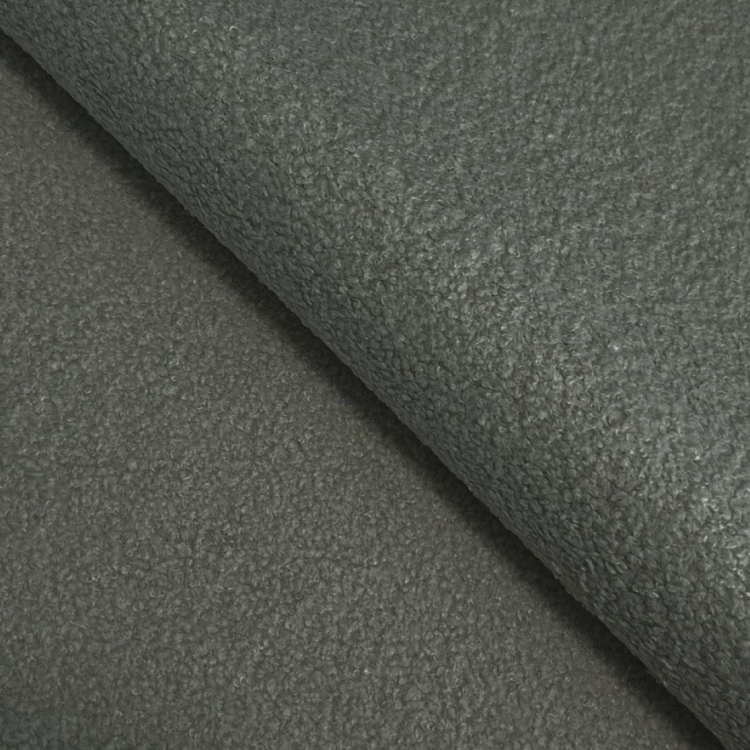 Grafitowy narożnik w designerskim zaokrąglonym kształcie L OLIO