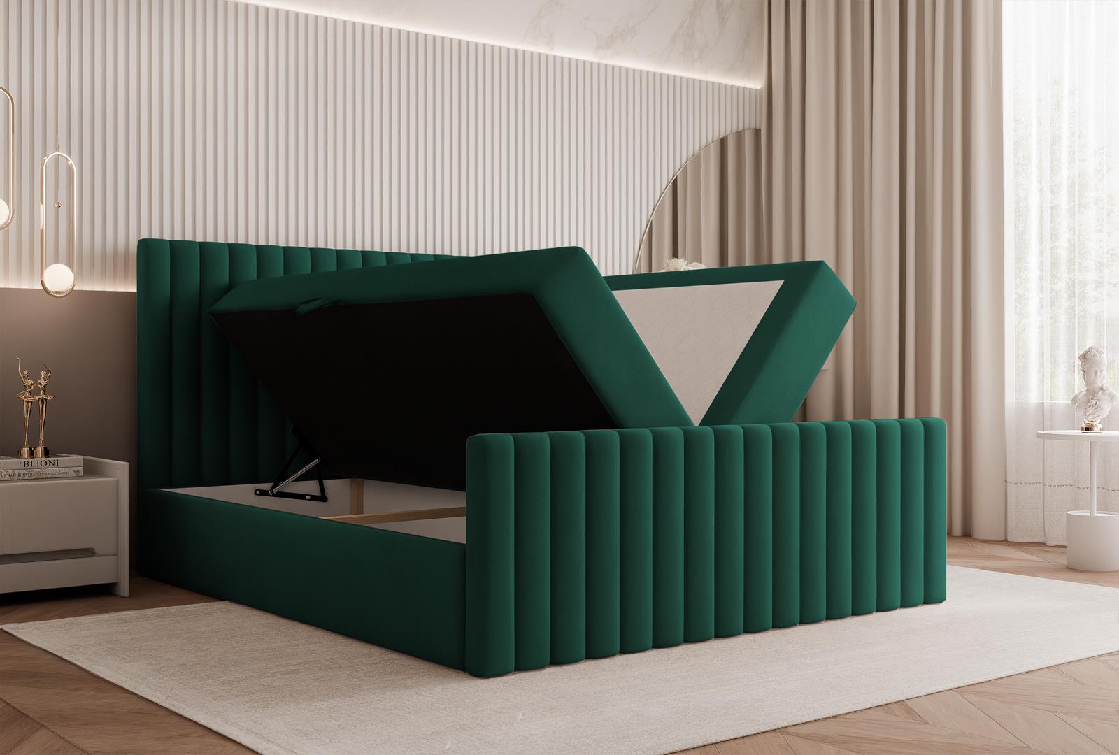 funkcja rozkladania pojemniki na posciel