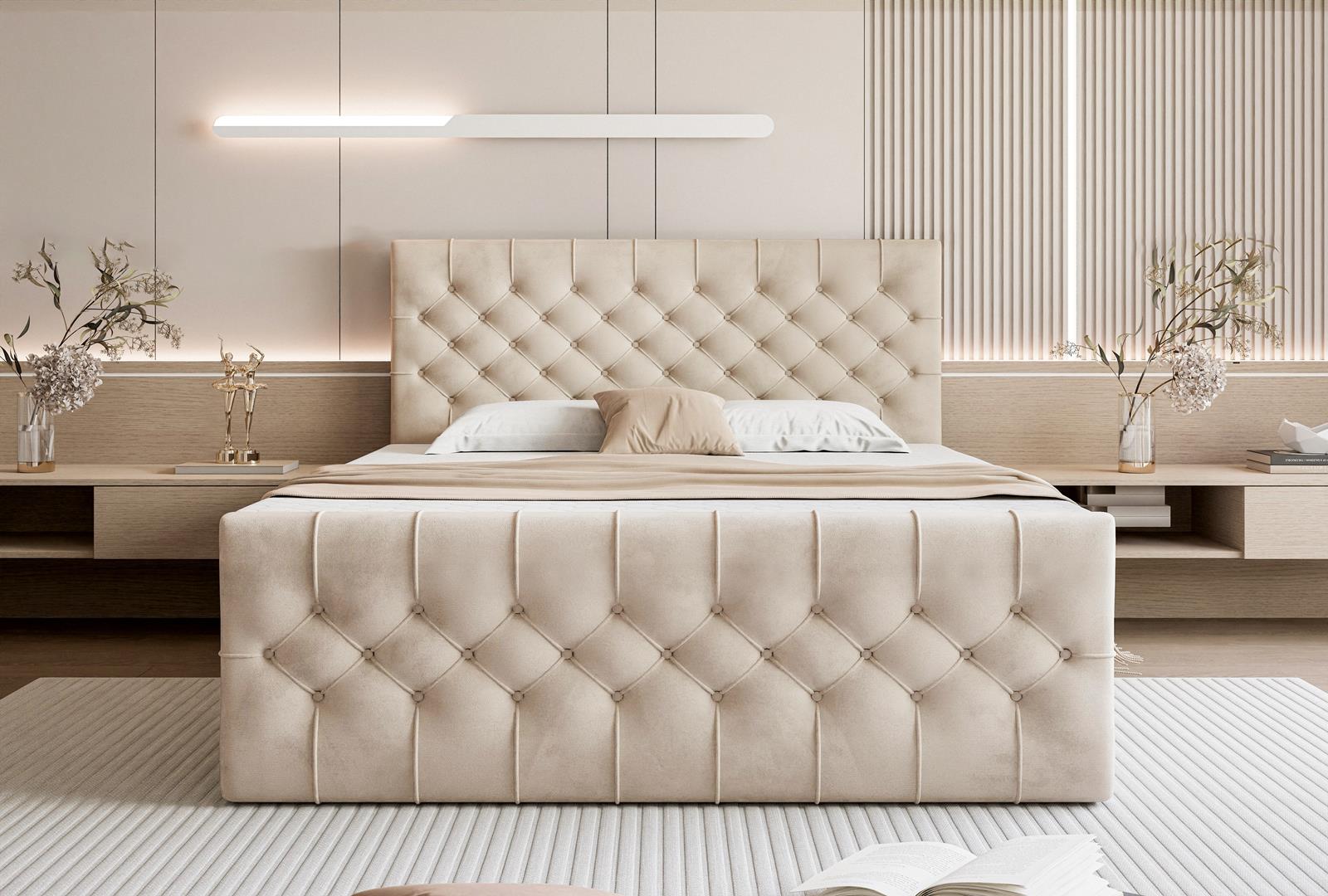 pikowane oparcie bezowe